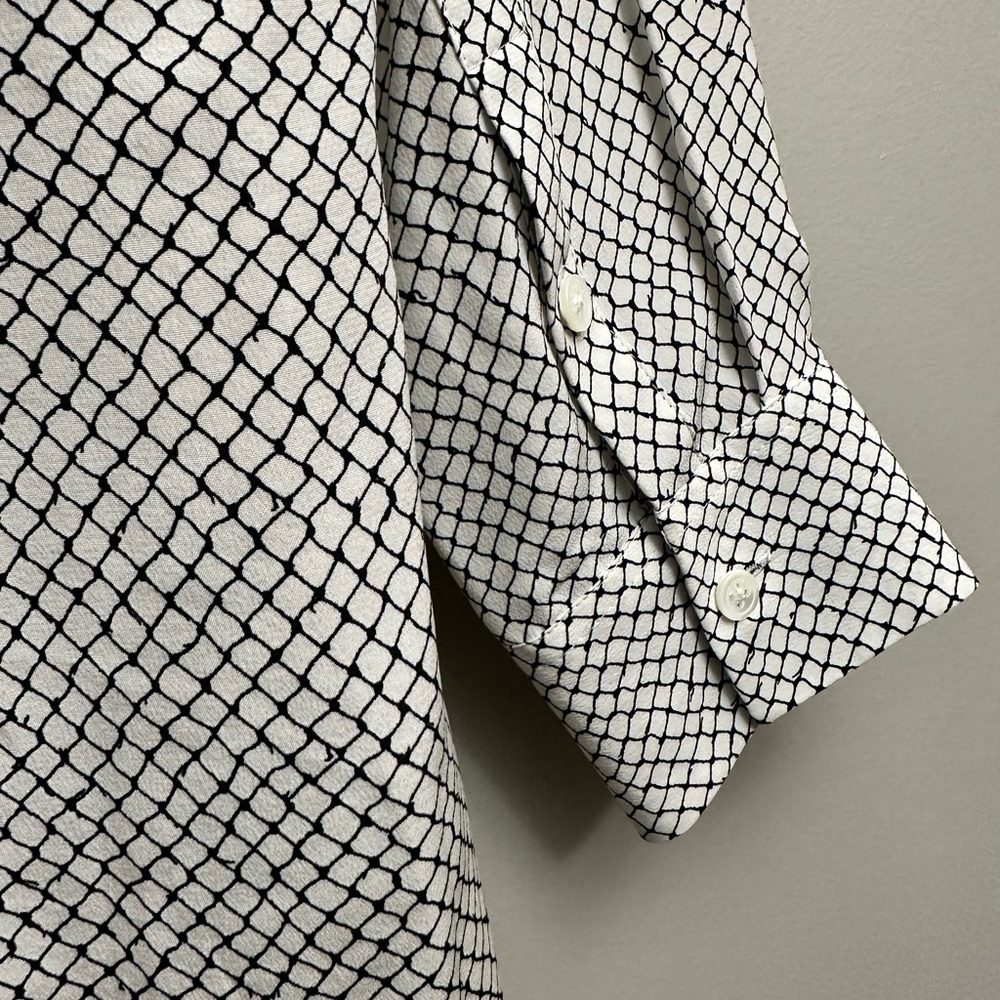 Silk Button Down - image 4